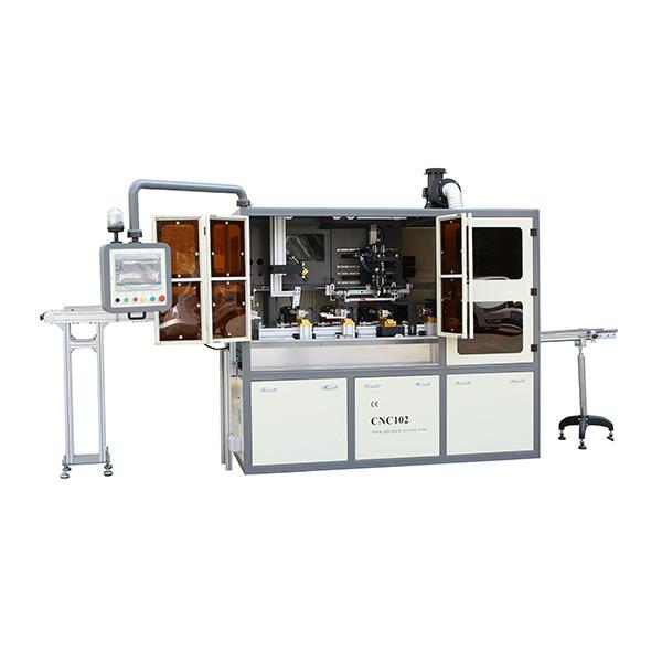 all servo glass bottle screen printing machine